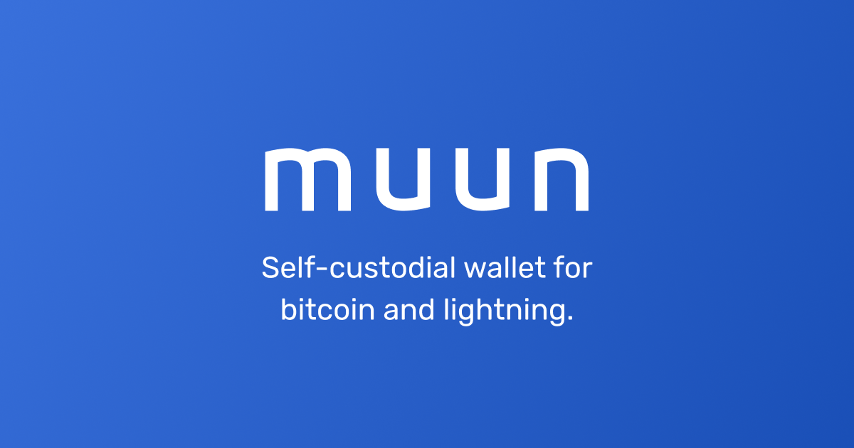 Mobile Crypto Wallet - Muun Wallet